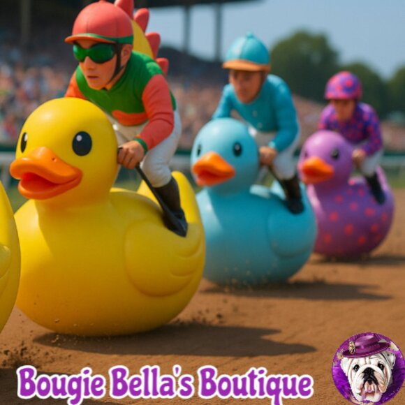 RUN FOR THE ROSES 🌹🐎 Derby Ducks! 🦆 🎩 - Picture 1 of 8